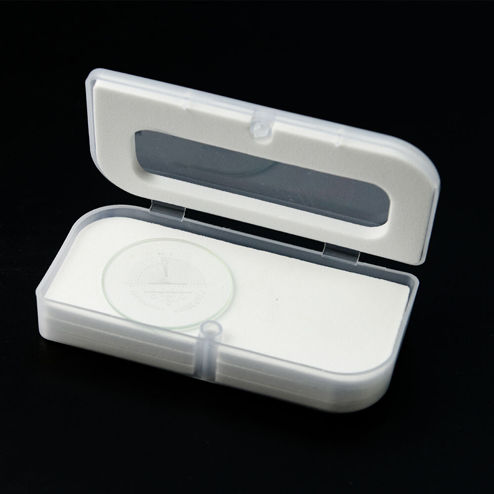 Stage Micrometer Eyepiece Reticle Calibration Slide Microscope Angle Rule