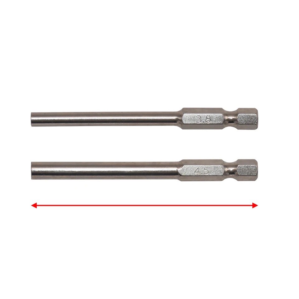 Extra Long 3.8mm & 4.5mm Security Screwdriver Game Bit Tool Set for Nintendo USA