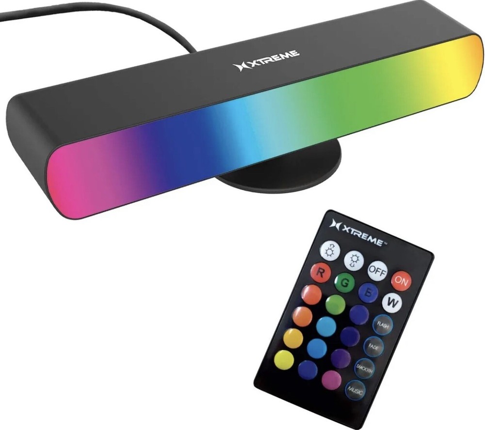 Xtreme Multi-Color Horizontal/Vertical LED Light Bar with Multi-Position Base