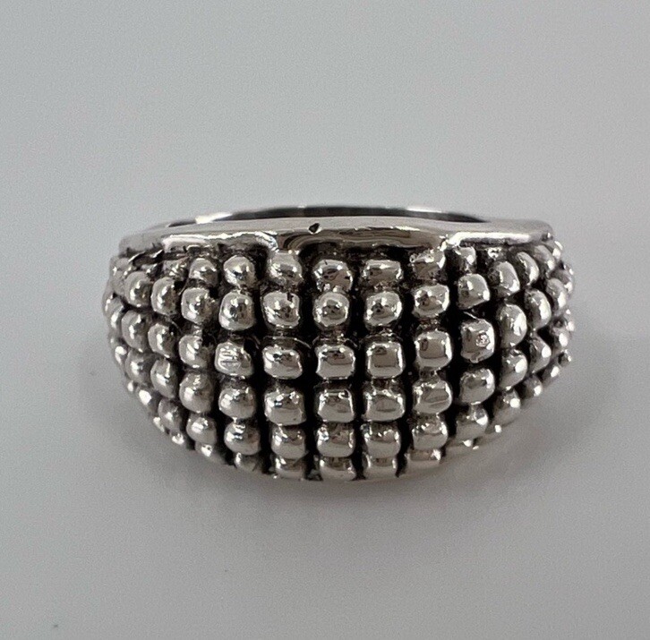 Artisan Sterling Silver 925 Dot Ring New Item