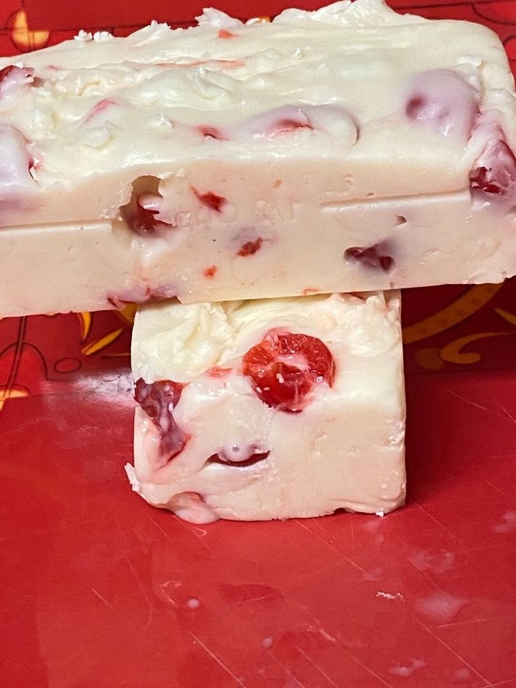 Cherry Almond Fudge 1/2 pound