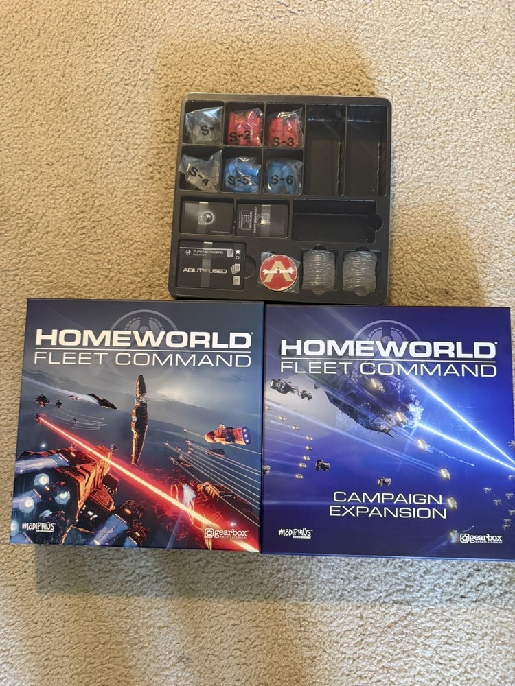 Modiphius Homeworld - Fleet Command base w/ campaign expansion and addon