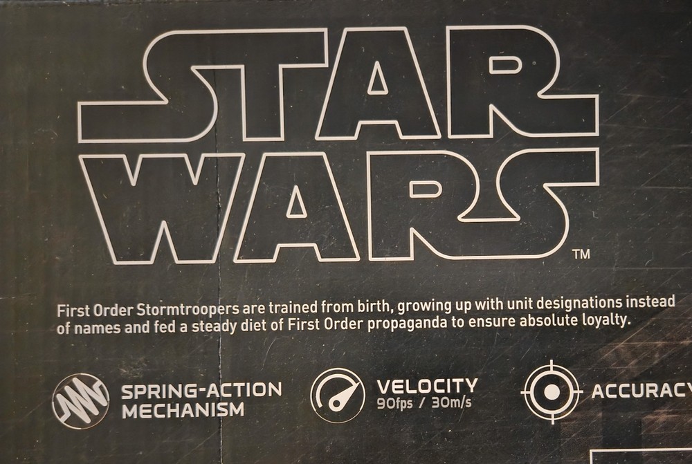 🔥🔥2017 HASBRO NERF RIVAL - STAR WARS FIRST ORDER STORMTROOPER BLASTER (N.I.B.)