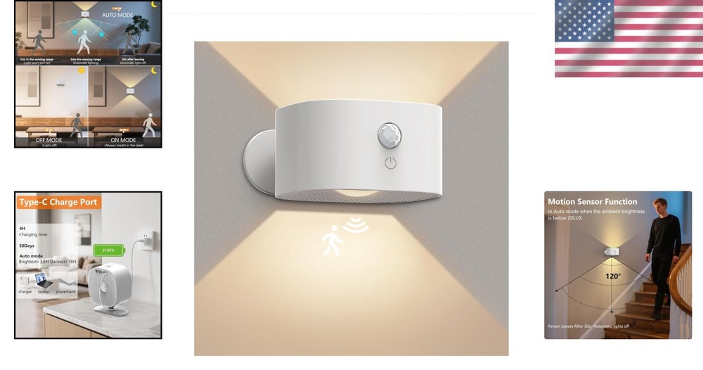Rechargeable Touch Dimmable Night Light