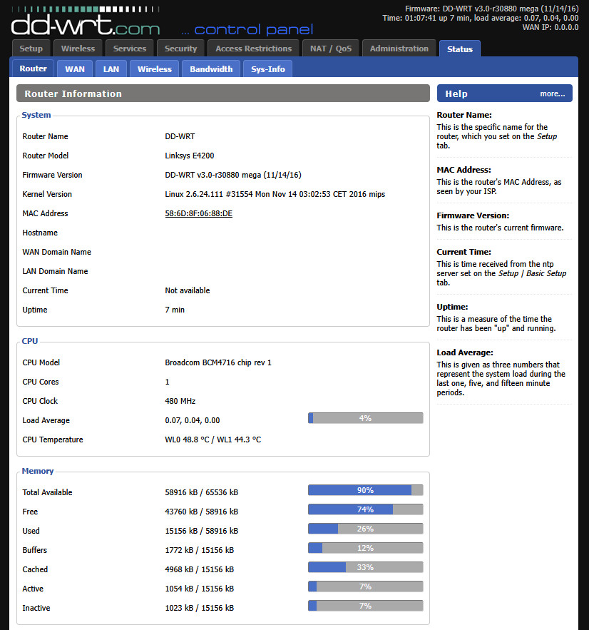 Linksys E4200 v1 Routers with DD-WRT Installed