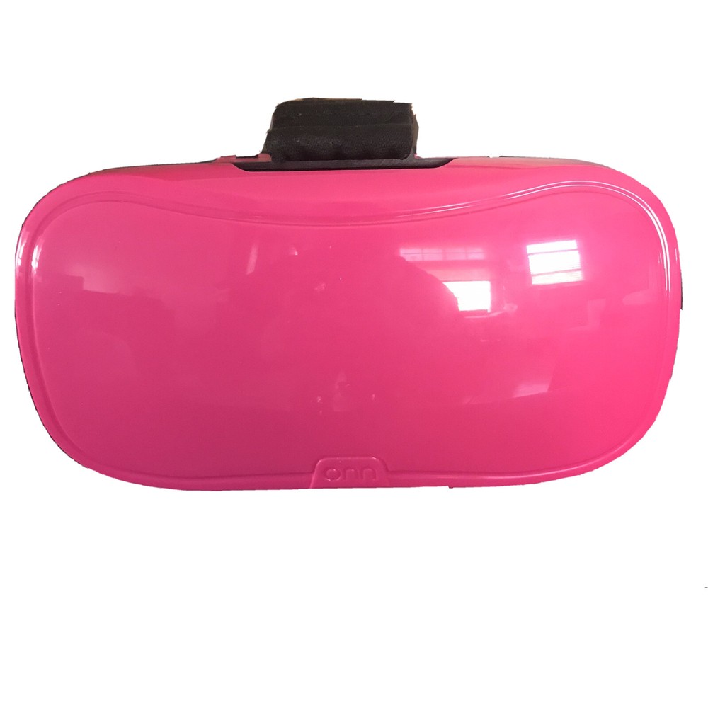 NEW-Pink-Virtual Reality Smartphone Headset Goggles-IPHONE / SAMSUNG / ANDROID
