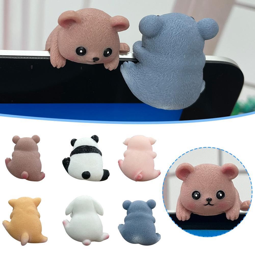 Creative Computer TV Display Small Animal Ornaments N6G1