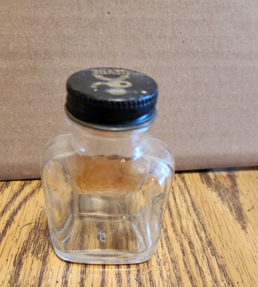 Vintage Devoe Fixatif Varnish or Oil Bottle Empty