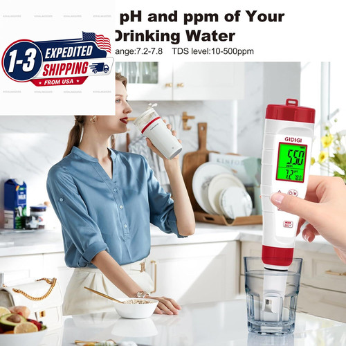 pH Tester,Digital Meter for Water,New Version TDS Drinking...