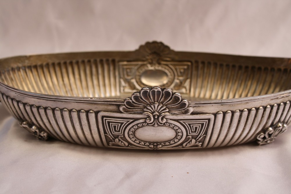 Magnificent 1900 German 800 Continental Silver Dish
