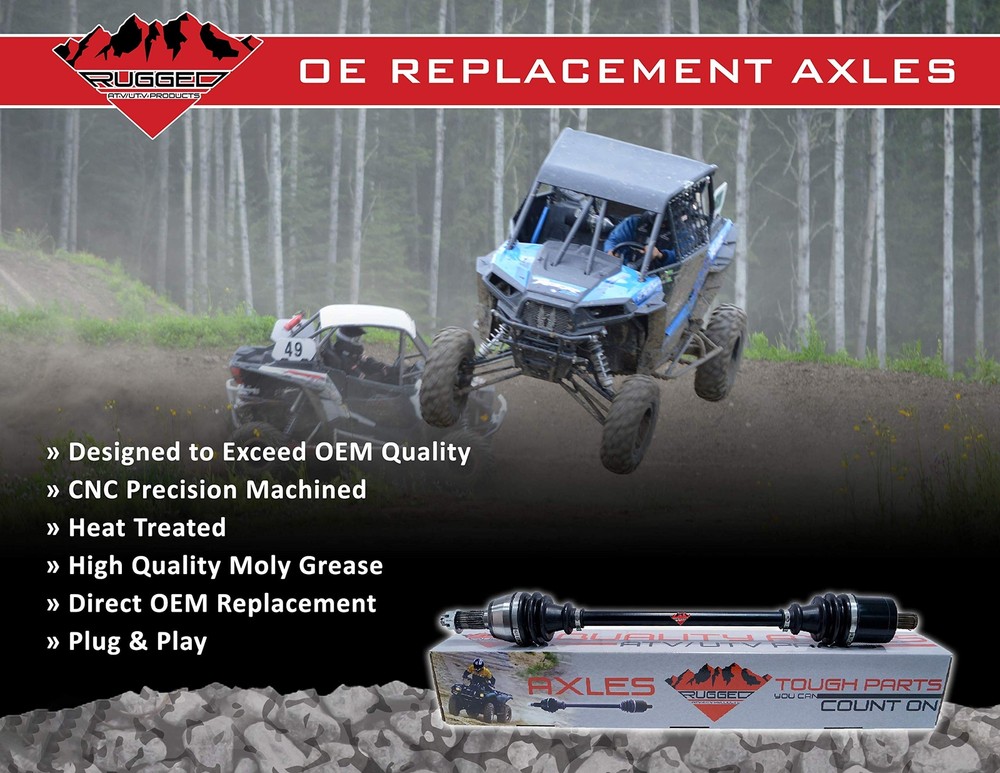 RUGGED Performance Axle for CFMOTO X6 Front Left