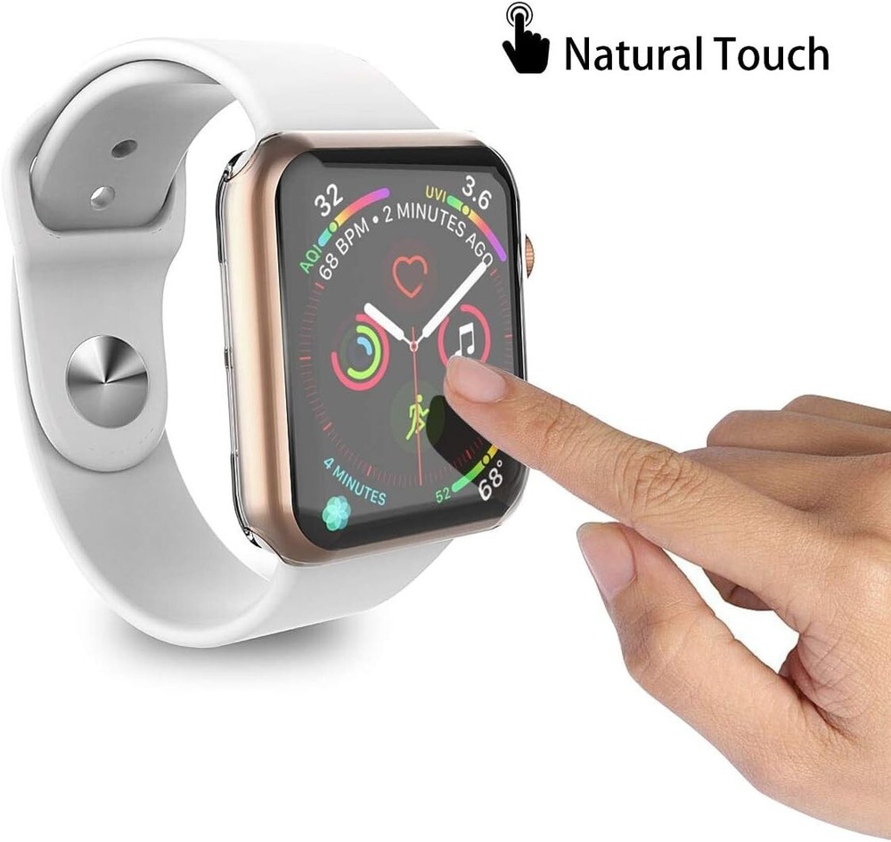 Julk 2-pack Transparent TPU Case For Apple Watch