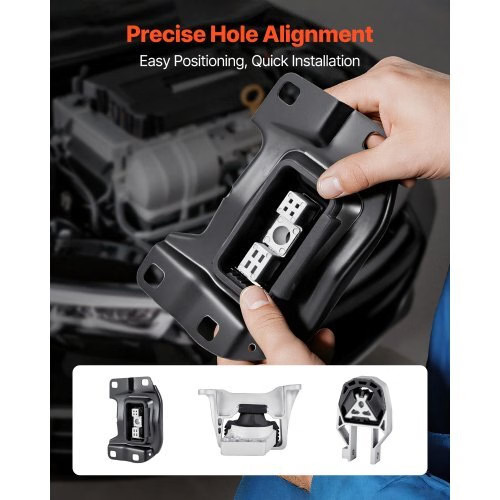 Engine and Transmission Motor Mount Kit Replacement, Set of 3, Compatible with 2