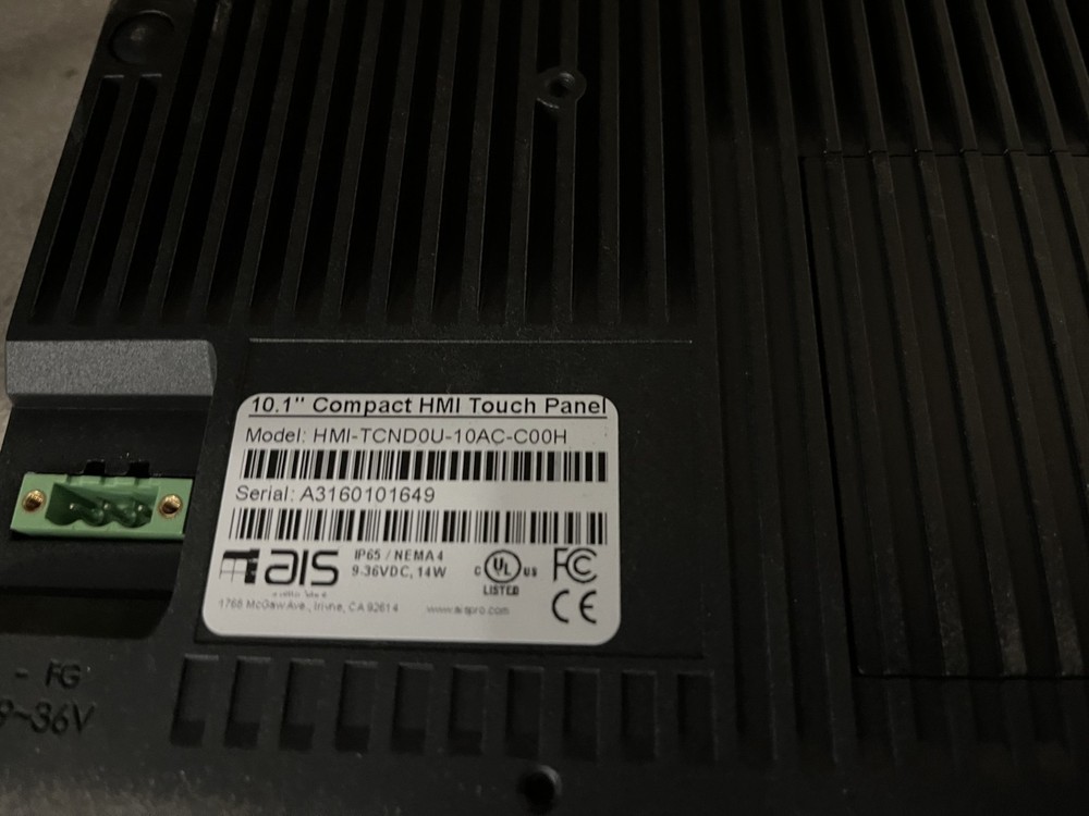 Compact HMI Touch Panel HMI-TCND0U-10AC-C00H