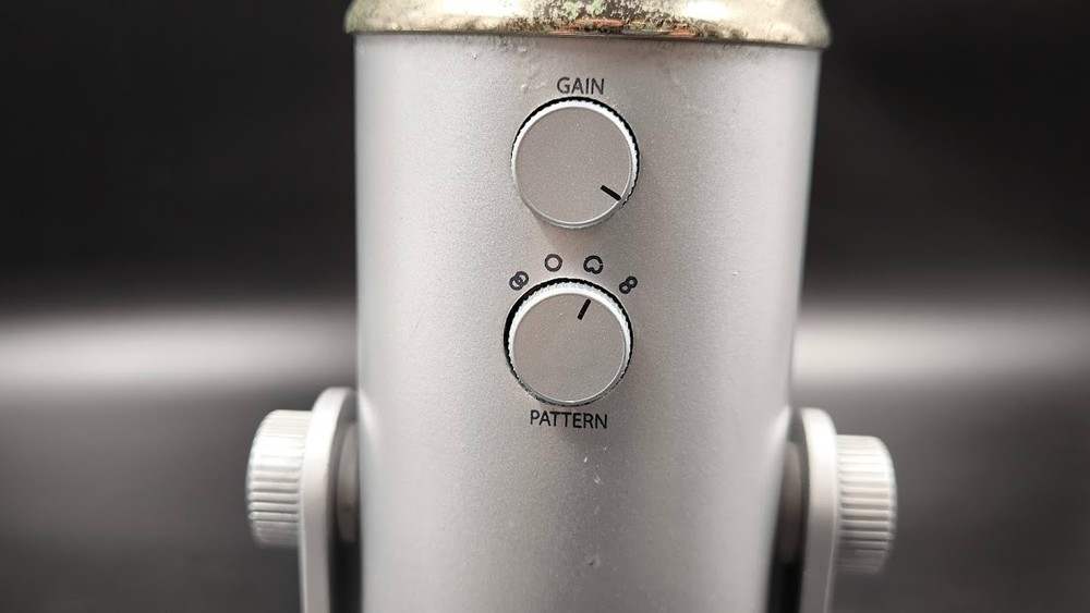 Blue Yeti Microphone Used Working Silver