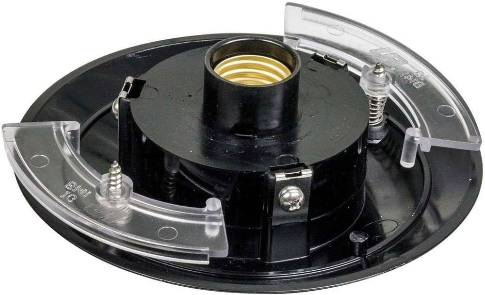 KastLite Black Wing Clip Post Top Fitter | Fits Globes with 5.25" Opening