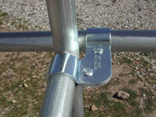 90 Proof Rail Clamp-connect horizontal with horizontal pipe connection(Freeship)