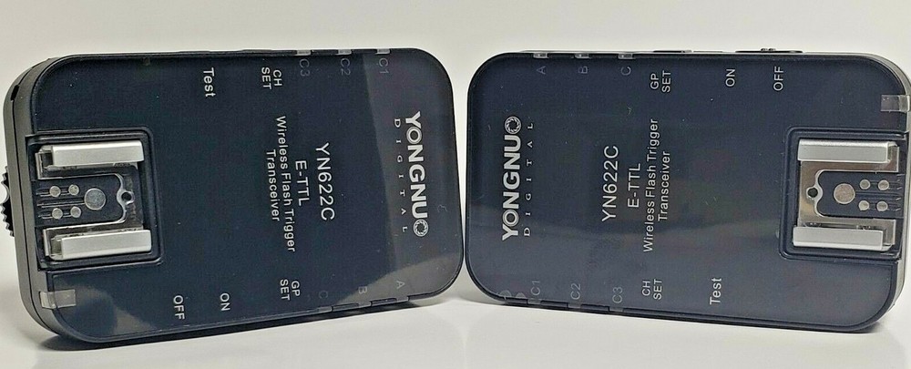Yongnuo Digital YN622C E-TTL Wireless Flash Trigger Transceiver Controller, Two