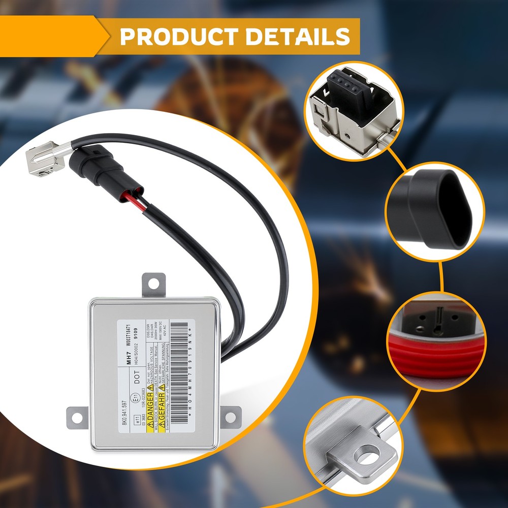 For Audi VW Xenon Ballast HID Light Control Unit Computer Module 8K0.941.597 E