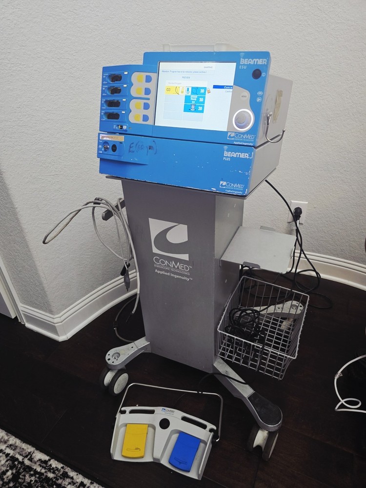 CONMED BEAMER CE200 ELECTROSURGICAL UNIT WITH ARGON W Footswitch