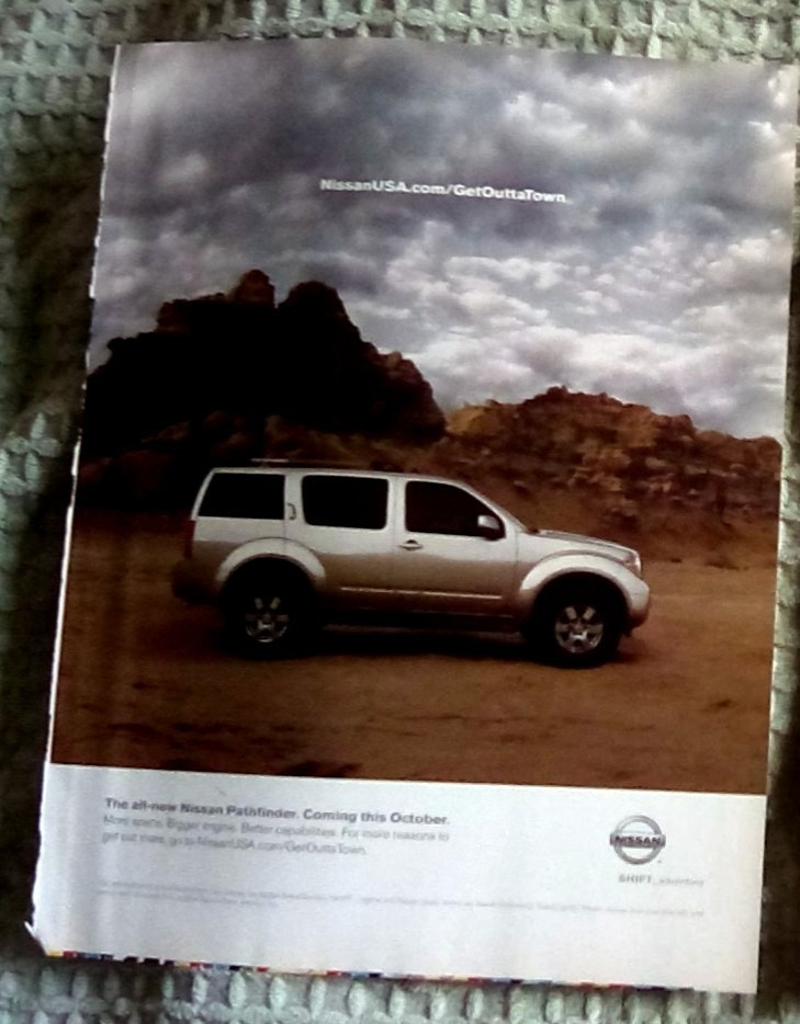 2004 Nissan Pathfinder Print Ad