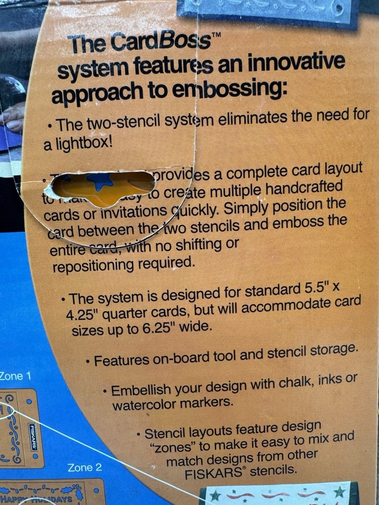 Fiskars Card Boss Ultimate Card Embossing System