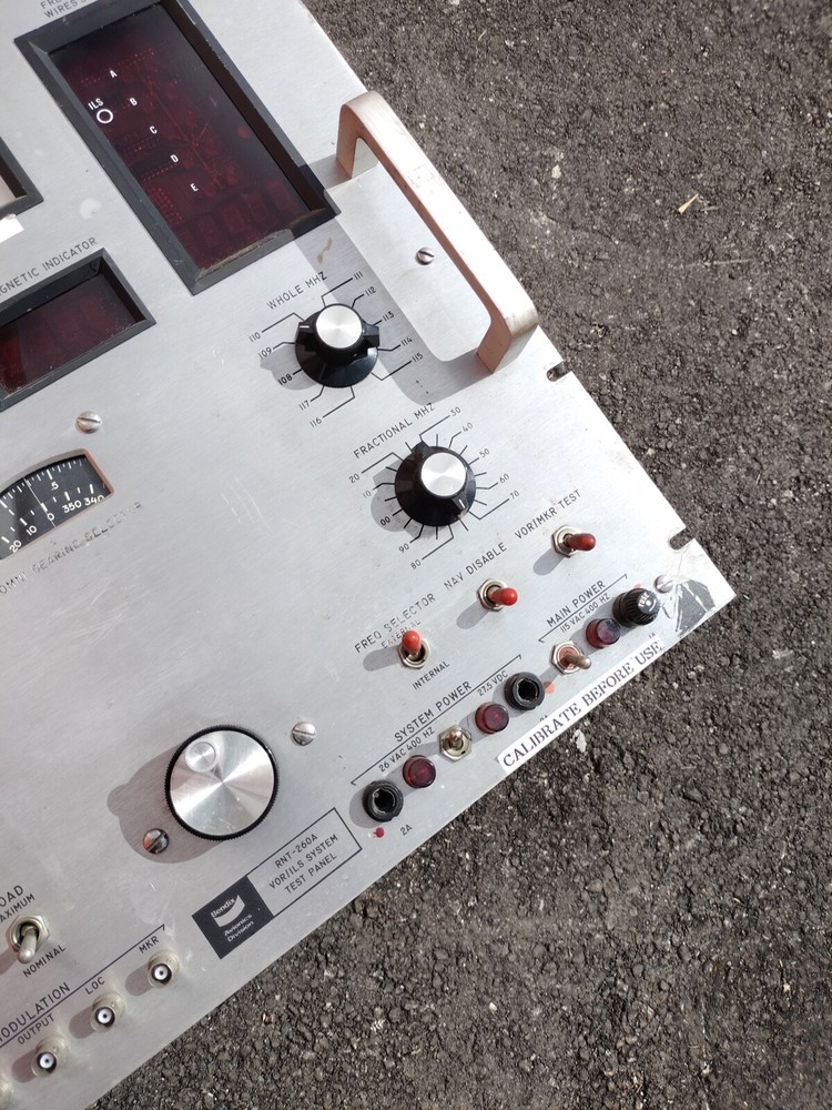Bendix Avionics RNT-260A VOR ILS Sys Test Panel System 4000951-6001