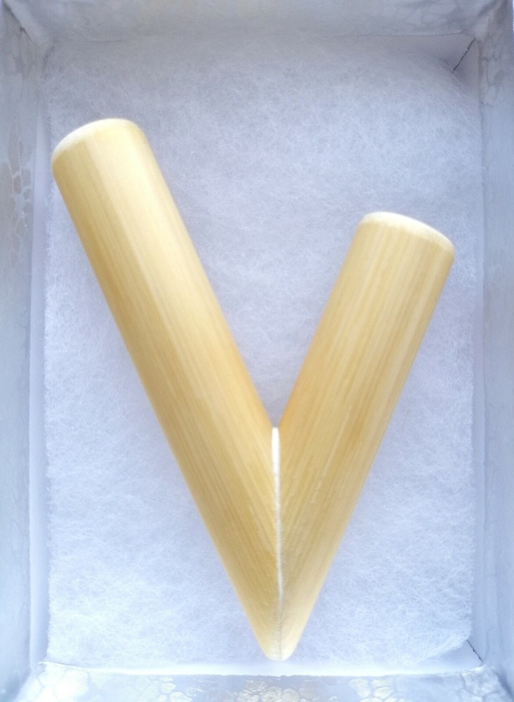 Rape pipe (Rapé) shamanic native indigenous applicator. Real Bamboo handmade New