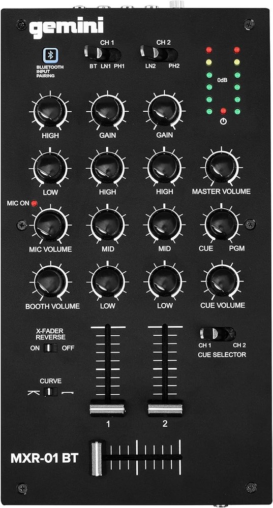 Gemini MXR-01 BT Bluetooth DJ Mixer