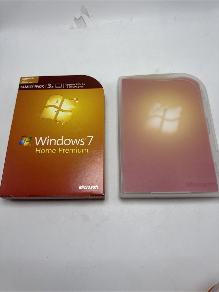 Microsoft Windows 7 Home Premium 2010 Family Pack Pre-Owned