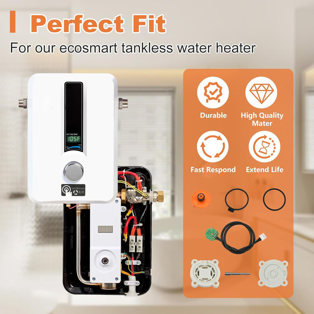 Fsa Nfsml Flow Sensor Replacement for EcoSmart, Tankless Electric Water Heaters