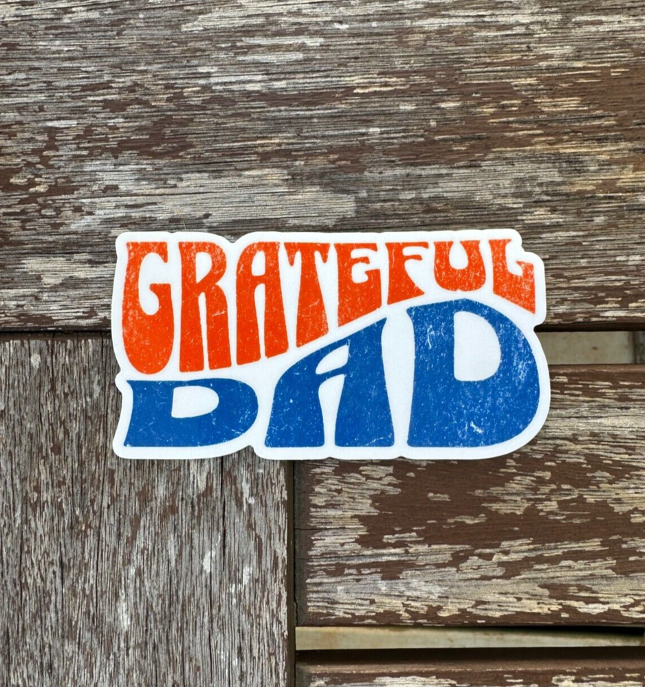 Grateful Dad Vinyl Sticker - Grateful Dead
