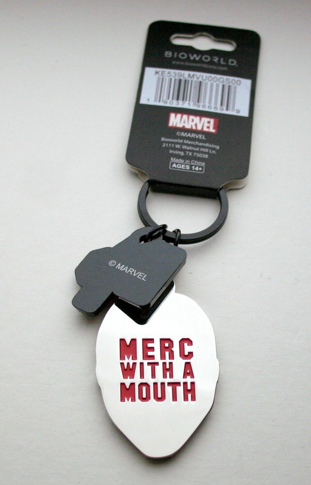 Marvel Comics DP Deadpool Metal Key Chain New NOS MIP