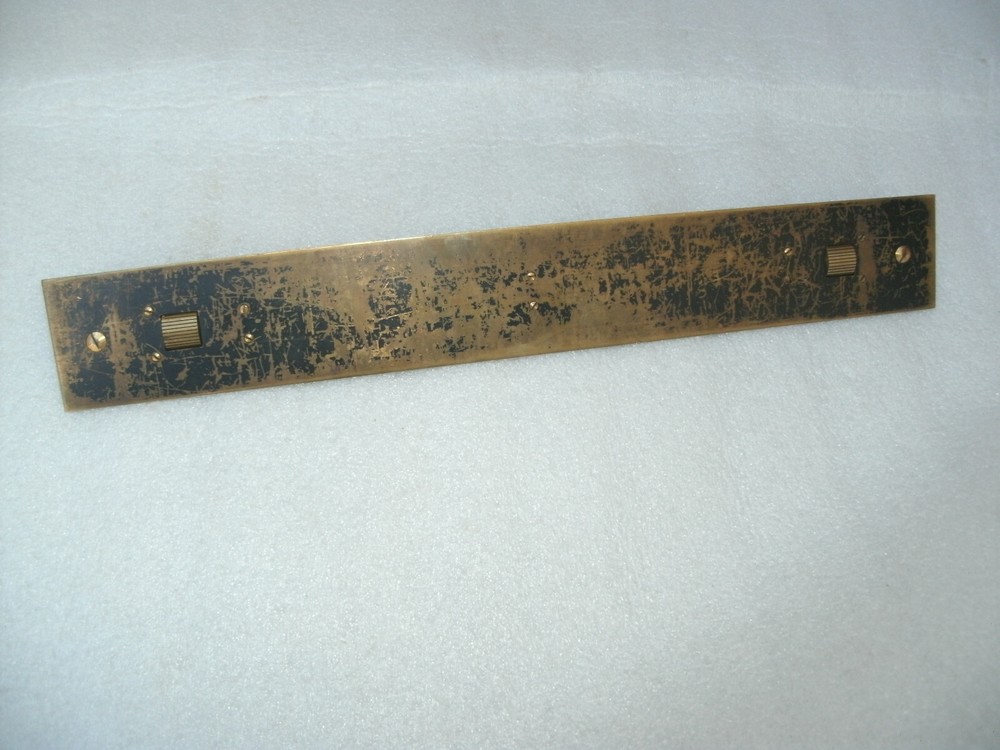 Vintage "W H Harling London" Brass Rolling Ruler