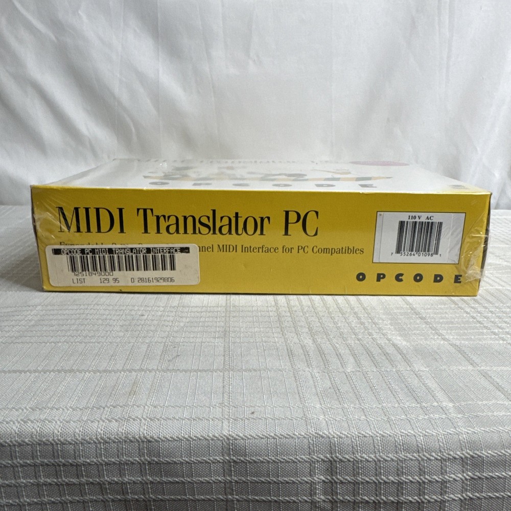 OPCODE MIDI Translator PC Interface for Microsoft Windows VINTAGE NEW NOS SEALED