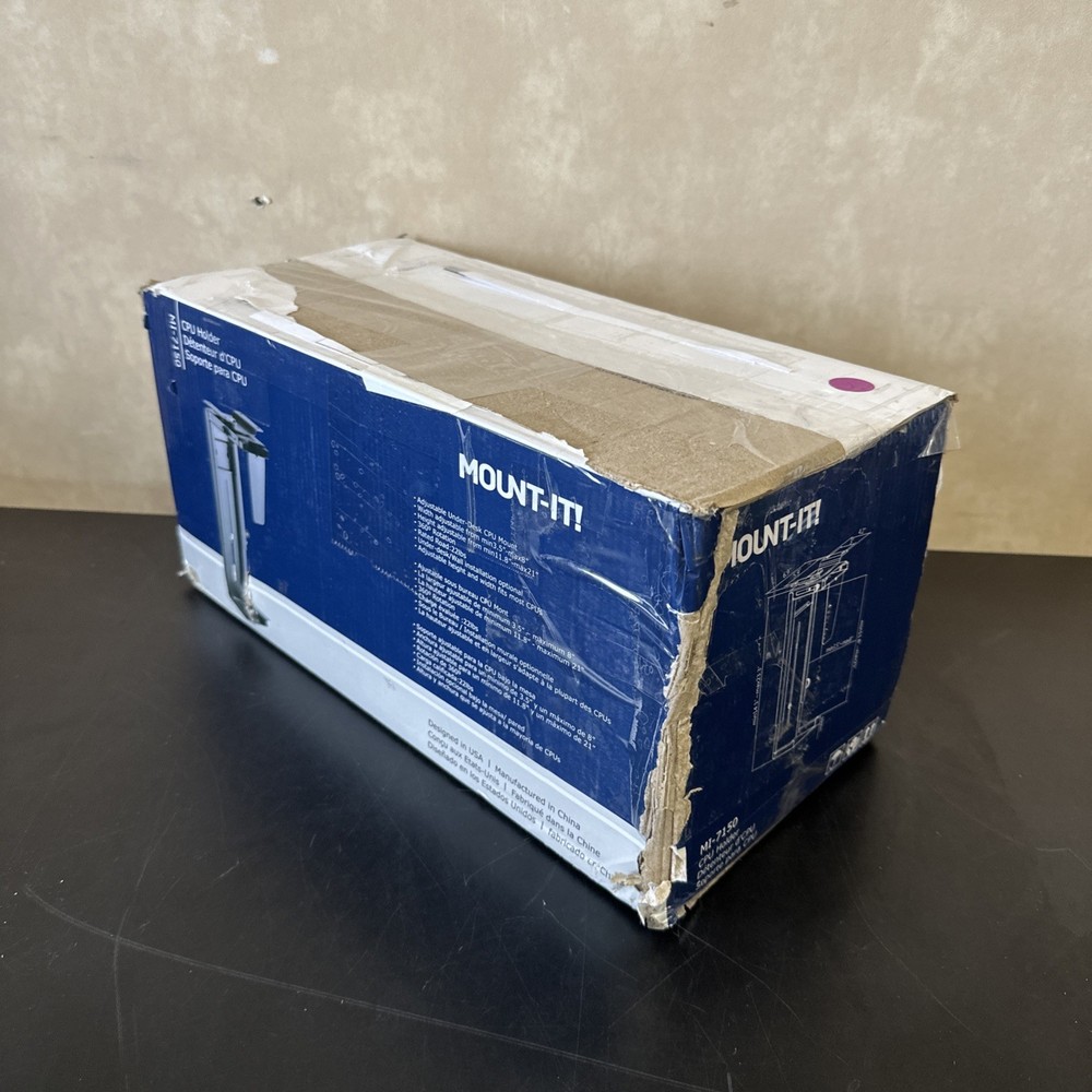 Mount-It MI-7150 CPU Under Desk Mount Computer Tower Holder