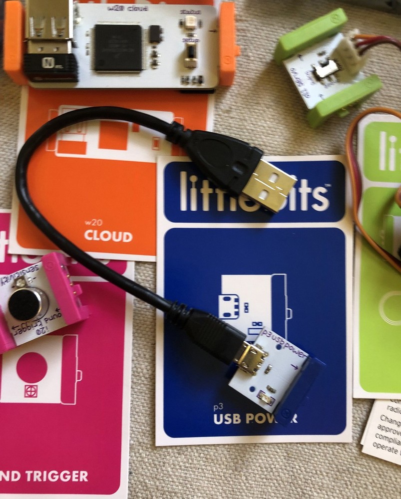 LittleBits CloudBit Starter Kit STEM Learning Electronics Circuitry Smart Device