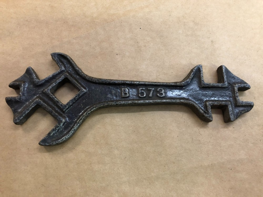 Vintage B573 Multi Size Farm Implement Wrench Tool
