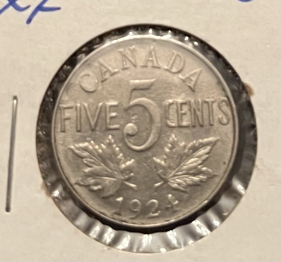 1924 Canada Nickel - XF