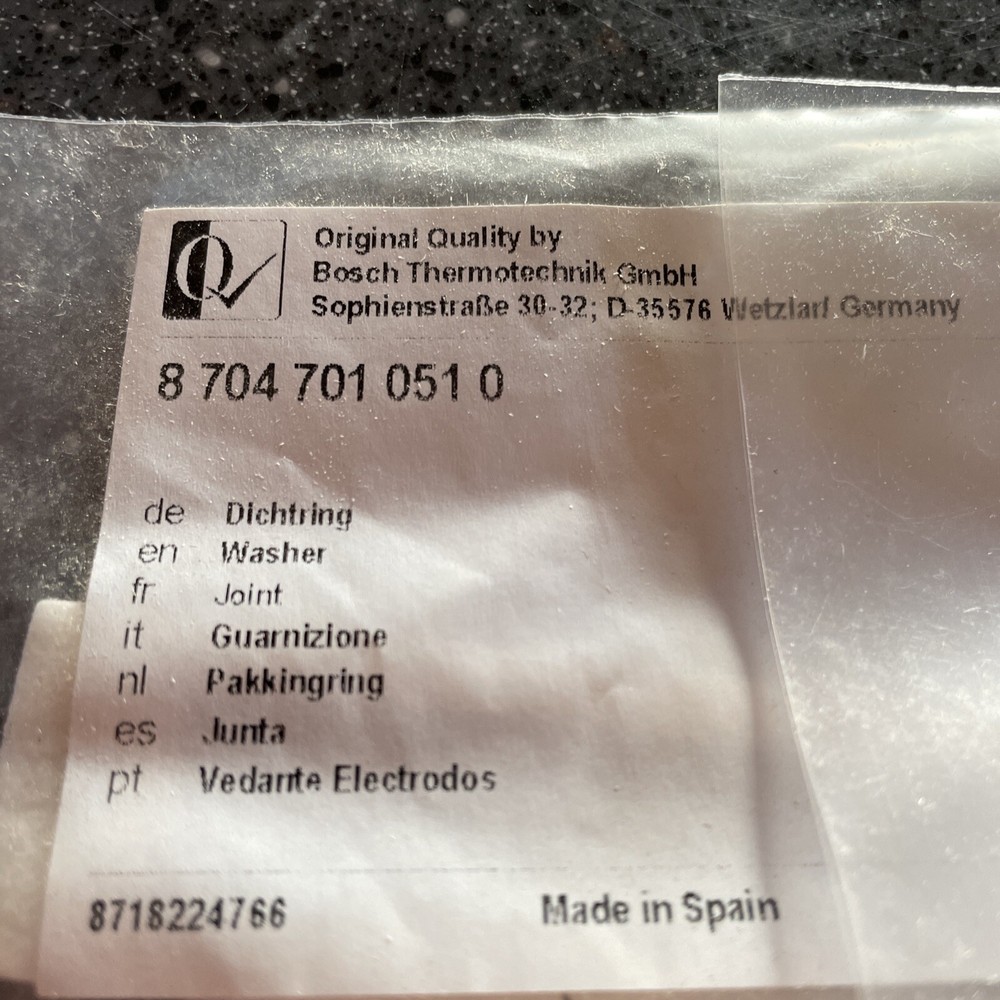 87047010510 Bosch washer PG38