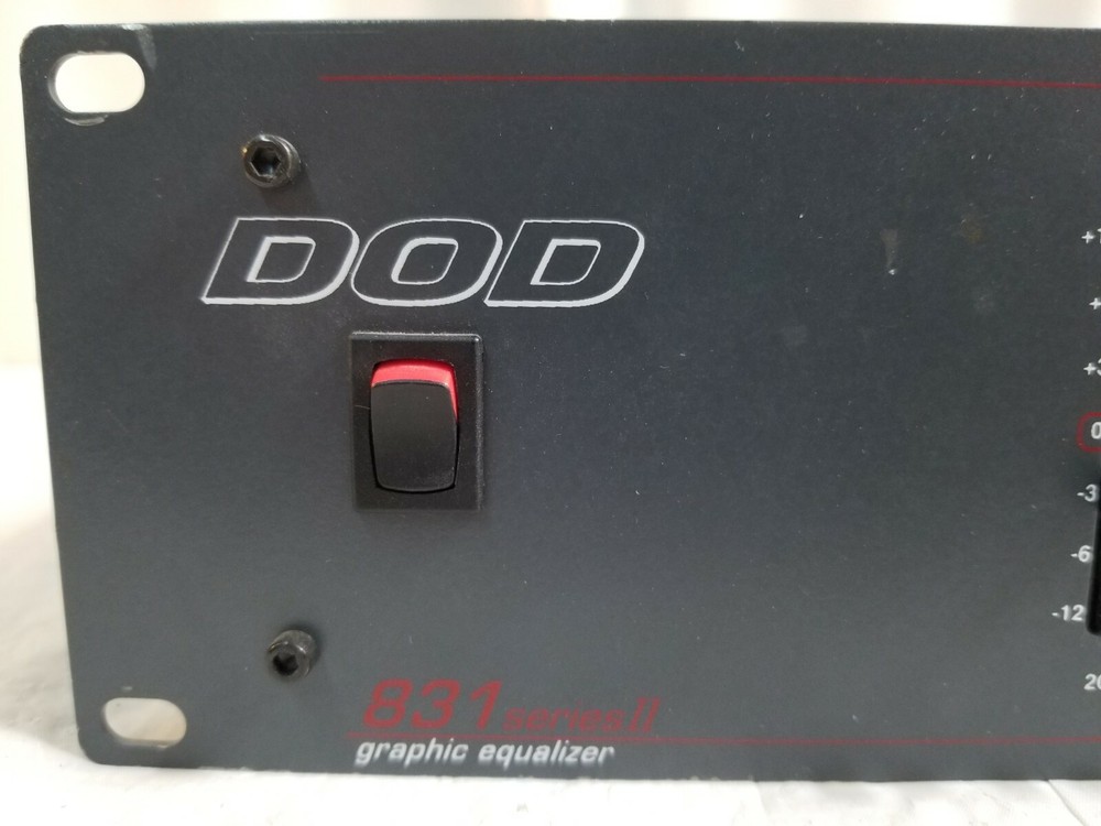 DOD 831 Series II Graphic Equalizer WORKING