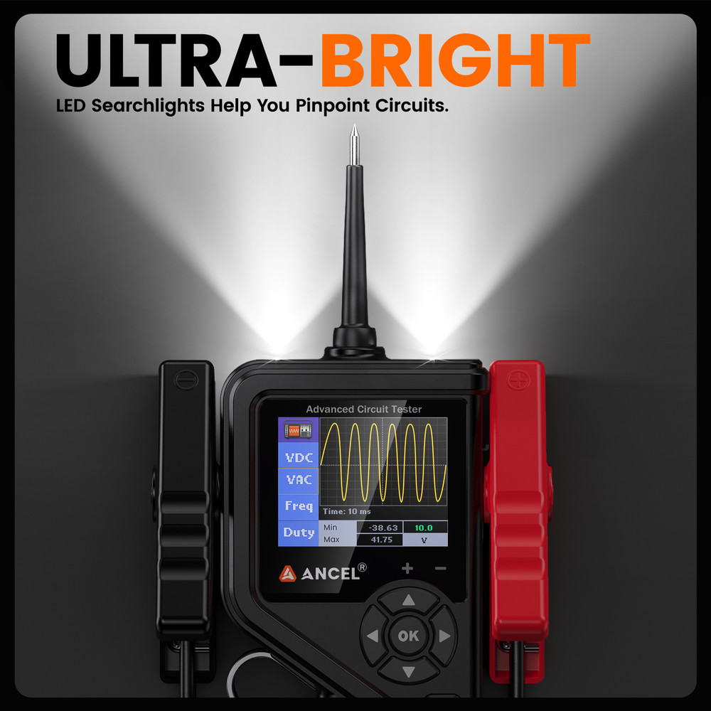 ANCEL PB600 Smart Hook Car Circuit Probe Tester Analyzer Injector Tester Tool