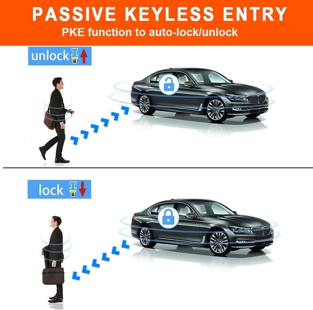 Push Button Start Ignition Kit - Comprehensive Car Alarm & Remote Control System