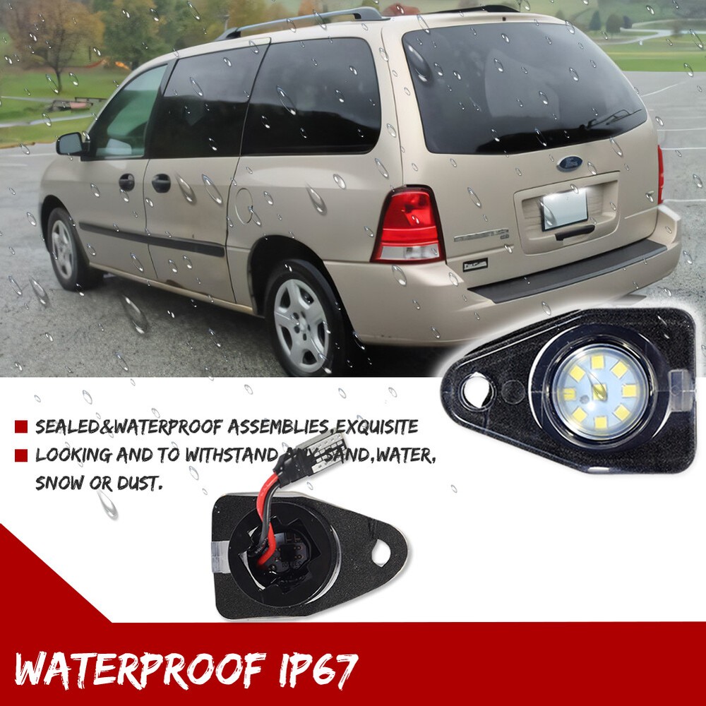 [FULL LED]License Plate Light Pair For Ford Expedition Freestar Taurus Navigator