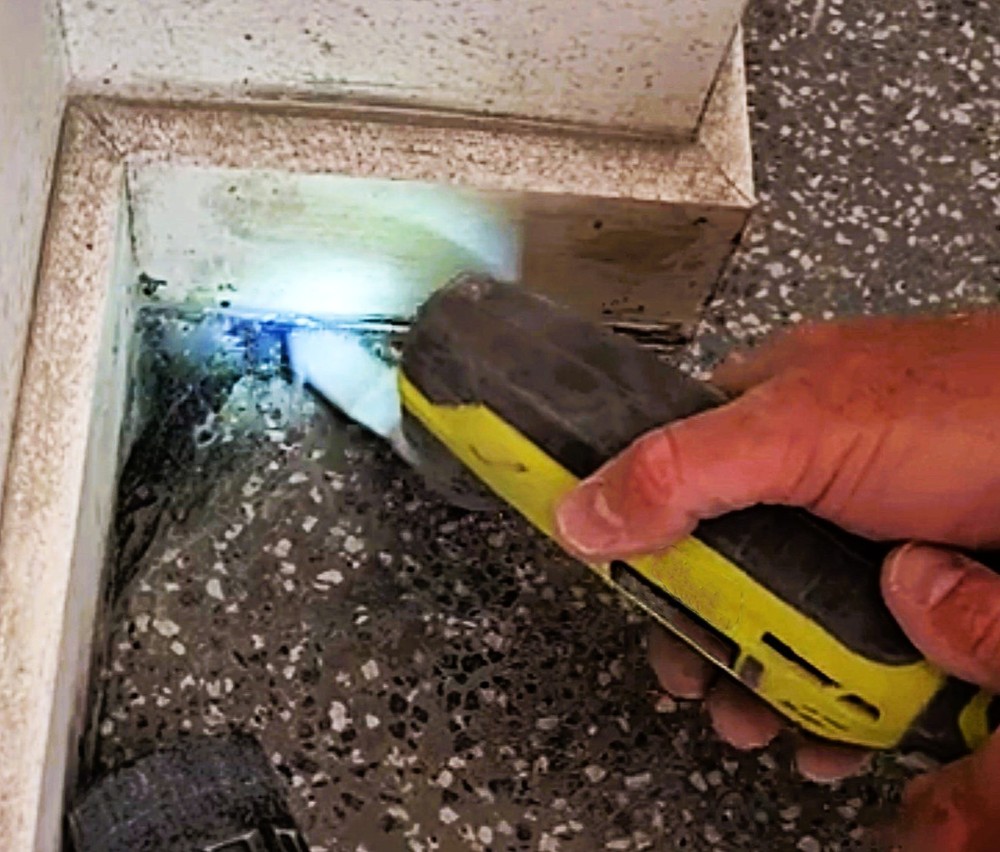 Triangular Grinding coating removal segment for Oscillating Multi-Tools 16 grit