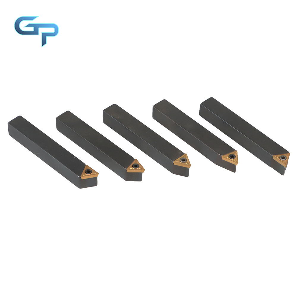 5Pack 3/8" Carbide Indexable Turning Tool Lathe Tool Bit With Carbide Inserts