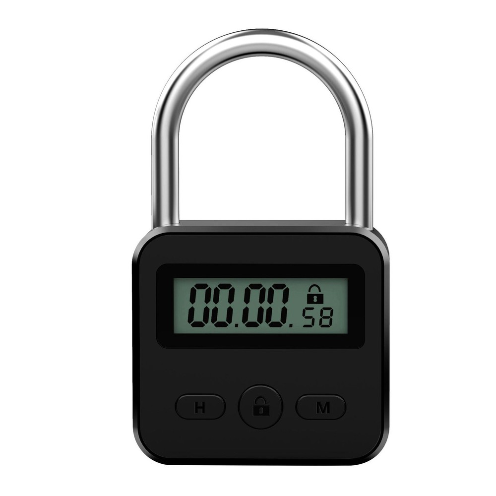 Anti-addiction Electronic Lock Timer Padlock Backlight Max Timing Long StandbyoW