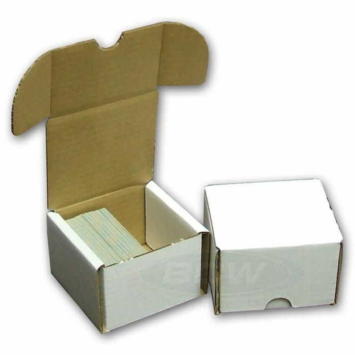 50 BCW 200 Count Card Storage Boxes