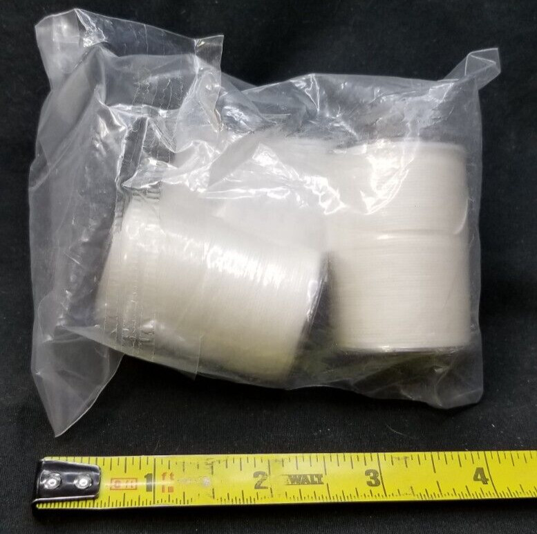 Uxcell 2Pcs Thin Waxed Thread 137 Yards 0.55mm DIA