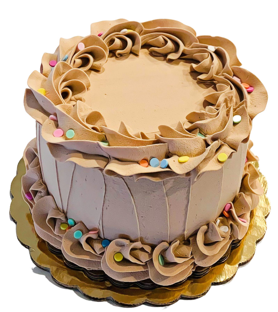 DEZICAKES Fake Cake  Artificial Food Chocolate Confetti Birthday Cake